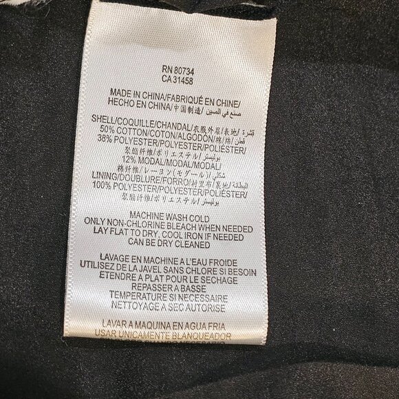 BCBGMAXAZRIA Cotton Blend Single Button Sweater Jacket Size XXS - Picture 6 of 6